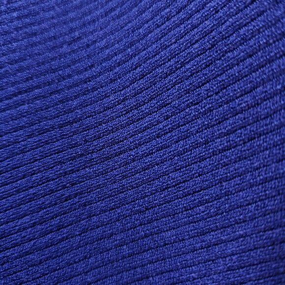 Rebecca Taylor Blue Ribbed Circle Skirt Size M Flared A-Line Textured Statement - Picture 3 of 9